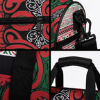Aotearoa Iwi Tuhoe Duffle Bag Maori Wharenui House Tribal Pattern