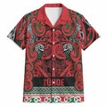 Aotearoa Iwi Tuhoe Hawaiian Shirt Maori Wharenui House Tribal Pattern