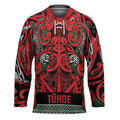 Aotearoa Iwi Tuhoe Hockey Jersey Maori Wharenui House Tribal Pattern