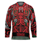 Aotearoa Iwi Tuhoe Hockey Jersey Maori Wharenui House Tribal Pattern