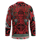 Aotearoa Iwi Tuhoe Hockey Jersey Maori Wharenui House Tribal Pattern