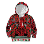 Aotearoa Iwi Tuhoe Kid Hoodie Maori Wharenui House Tribal Pattern