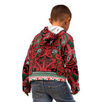 Aotearoa Iwi Tuhoe Kid Hoodie Maori Wharenui House Tribal Pattern