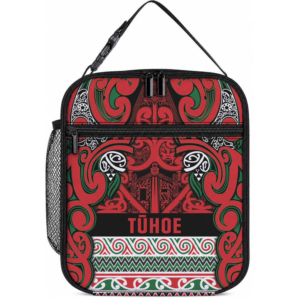 Aotearoa Iwi Tuhoe Lunch Bag Maori Wharenui House Tribal Pattern