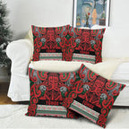 Aotearoa Iwi Tuhoe Pillow Cover Maori Wharenui House Tribal Pattern