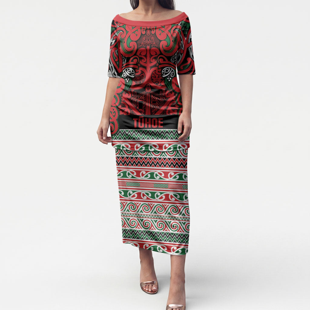 Aotearoa Iwi Tuhoe Puletasi Maori Wharenui House Tribal Pattern