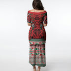 Aotearoa Iwi Tuhoe Puletasi Maori Wharenui House Tribal Pattern