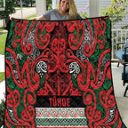 Aotearoa Iwi Tuhoe Quilt Maori Wharenui House Tribal Pattern