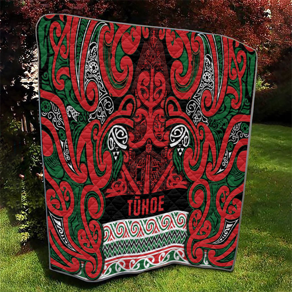 Aotearoa Iwi Tuhoe Quilt Maori Wharenui House Tribal Pattern