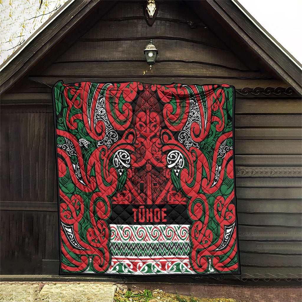Aotearoa Iwi Tuhoe Quilt Maori Wharenui House Tribal Pattern