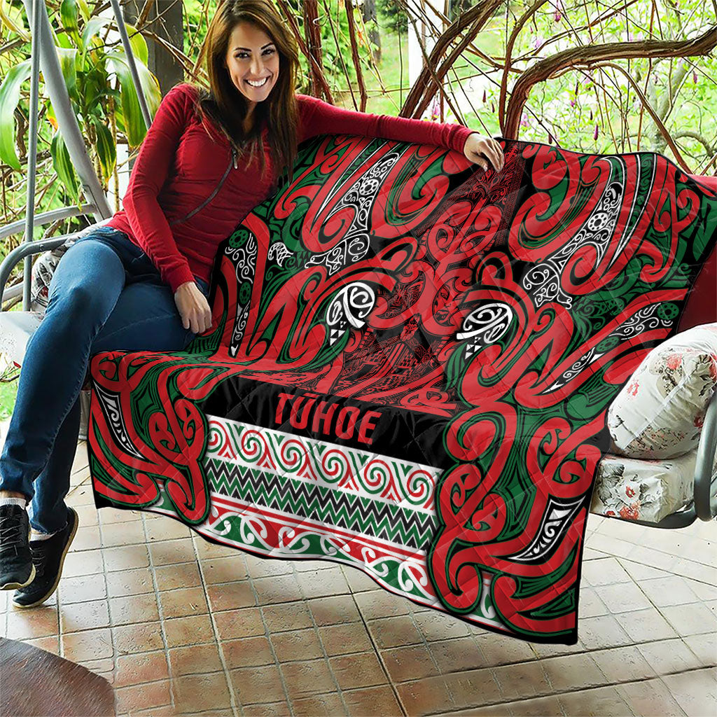 Aotearoa Iwi Tuhoe Quilt Maori Wharenui House Tribal Pattern