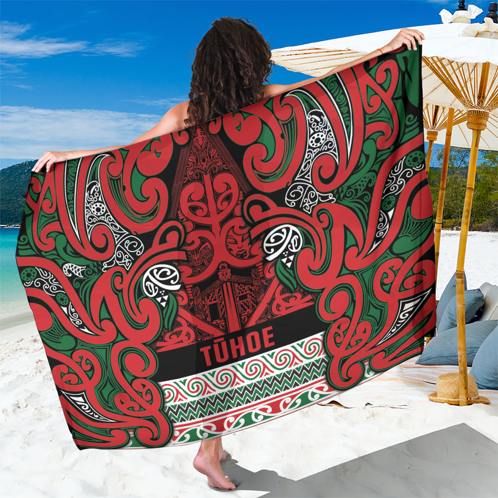 Aotearoa Iwi Tuhoe Sarong Maori Wharenui House Tribal Pattern