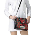 Aotearoa Iwi Tuhoe Shoulder Handbag Maori Wharenui House Tribal Pattern