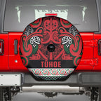 Aotearoa Iwi Tuhoe Spare Tire Cover Maori Wharenui House Tribal Pattern