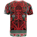 Aotearoa Iwi Tuhoe T Shirt Maori Wharenui House Tribal Pattern