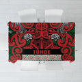 Aotearoa Iwi Tuhoe Tablecloth Maori Wharenui House Tribal Pattern