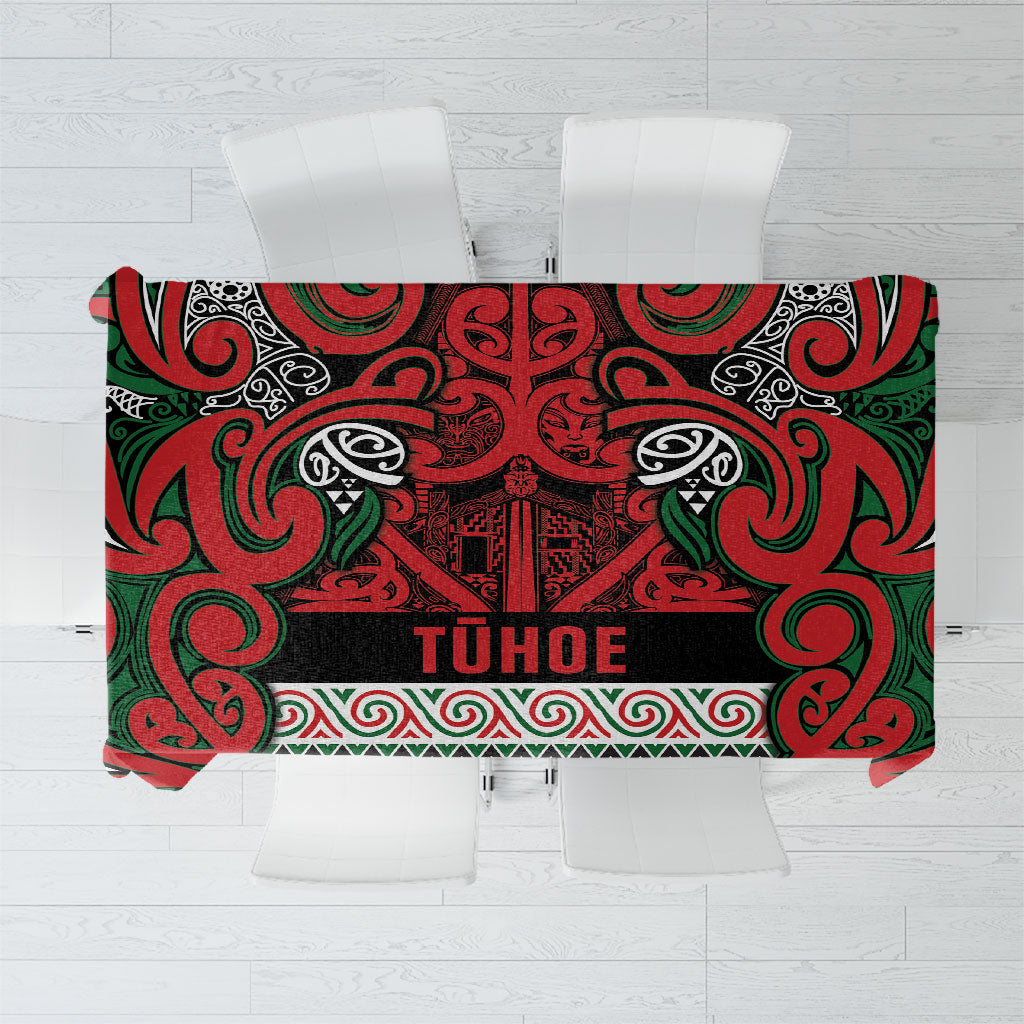 Aotearoa Iwi Tuhoe Tablecloth Maori Wharenui House Tribal Pattern