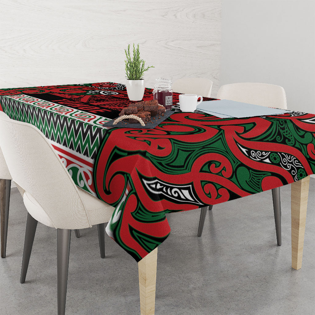 Aotearoa Iwi Tuhoe Tablecloth Maori Wharenui House Tribal Pattern