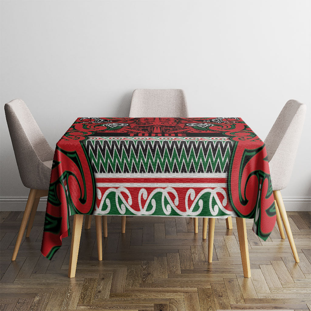 Aotearoa Iwi Tuhoe Tablecloth Maori Wharenui House Tribal Pattern