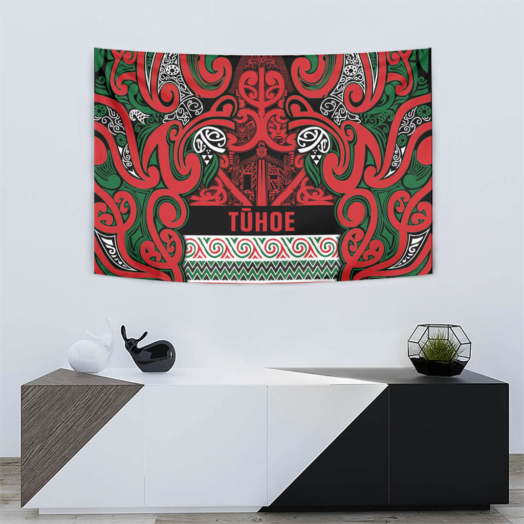 Aotearoa Iwi Tuhoe Tapestry Maori Wharenui House Tribal Pattern