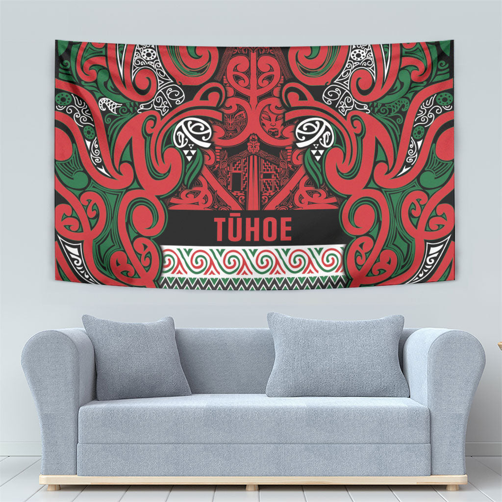 Aotearoa Iwi Tuhoe Tapestry Maori Wharenui House Tribal Pattern