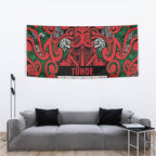 Aotearoa Iwi Tuhoe Tapestry Maori Wharenui House Tribal Pattern