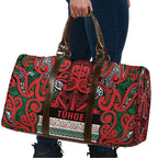 Aotearoa Iwi Tuhoe Travel Bag Maori Wharenui House Tribal Pattern