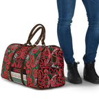 Aotearoa Iwi Tuhoe Travel Bag Maori Wharenui House Tribal Pattern