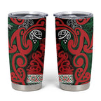 Aotearoa Iwi Tuhoe Tumbler Cup Maori Wharenui House Tribal Pattern