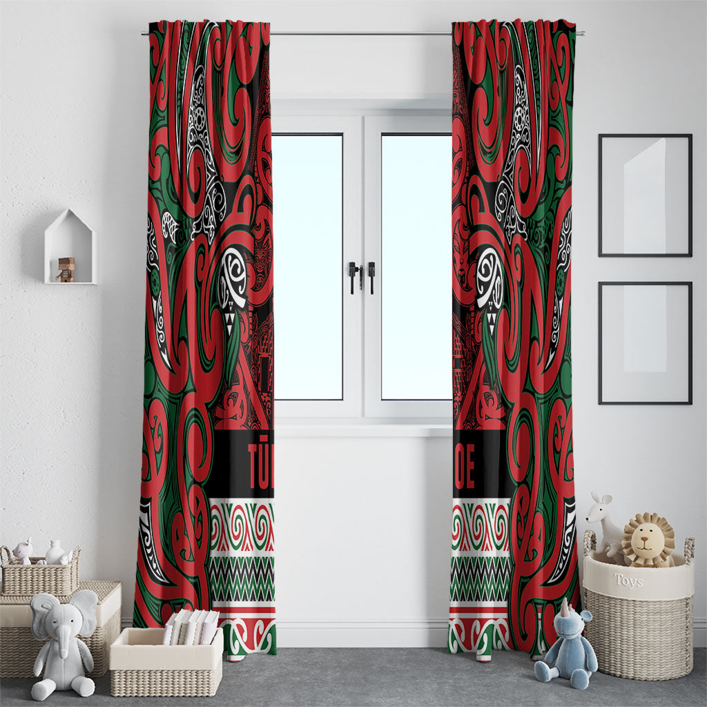 Aotearoa Iwi Tuhoe Window Curtain Maori Wharenui House Tribal Pattern