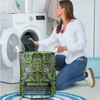 Aotearoa Iwi Whakatohea Laundry Basket Maori Wharenui House Tribal Pattern
