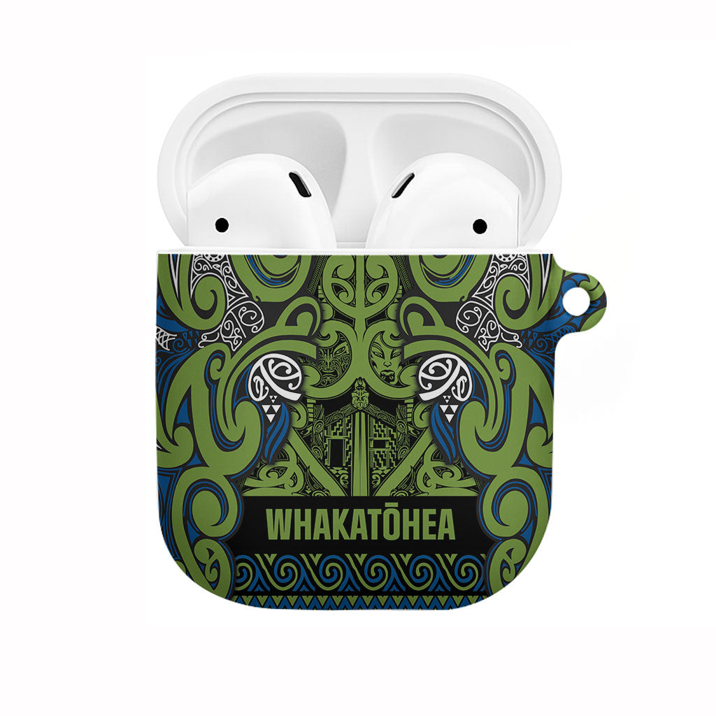 Aotearoa Iwi Whakatohea AirPods Case Maori Wharenui House Tribal Pattern