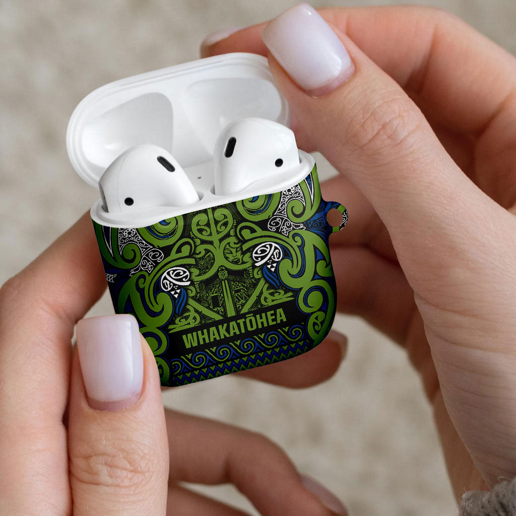 Aotearoa Iwi Whakatohea AirPods Case Maori Wharenui House Tribal Pattern