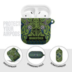 Aotearoa Iwi Whakatohea AirPods Case Maori Wharenui House Tribal Pattern