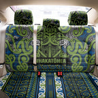 Aotearoa Iwi Whakatohea Back Car Seat Cover Maori Wharenui House Tribal Pattern