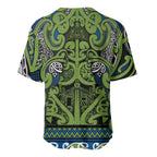 Aotearoa Iwi Whakatohea Baseball Jersey Maori Wharenui House Tribal Pattern