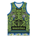 Aotearoa Iwi Whakatohea Basketball Jersey Maori Wharenui House Tribal Pattern