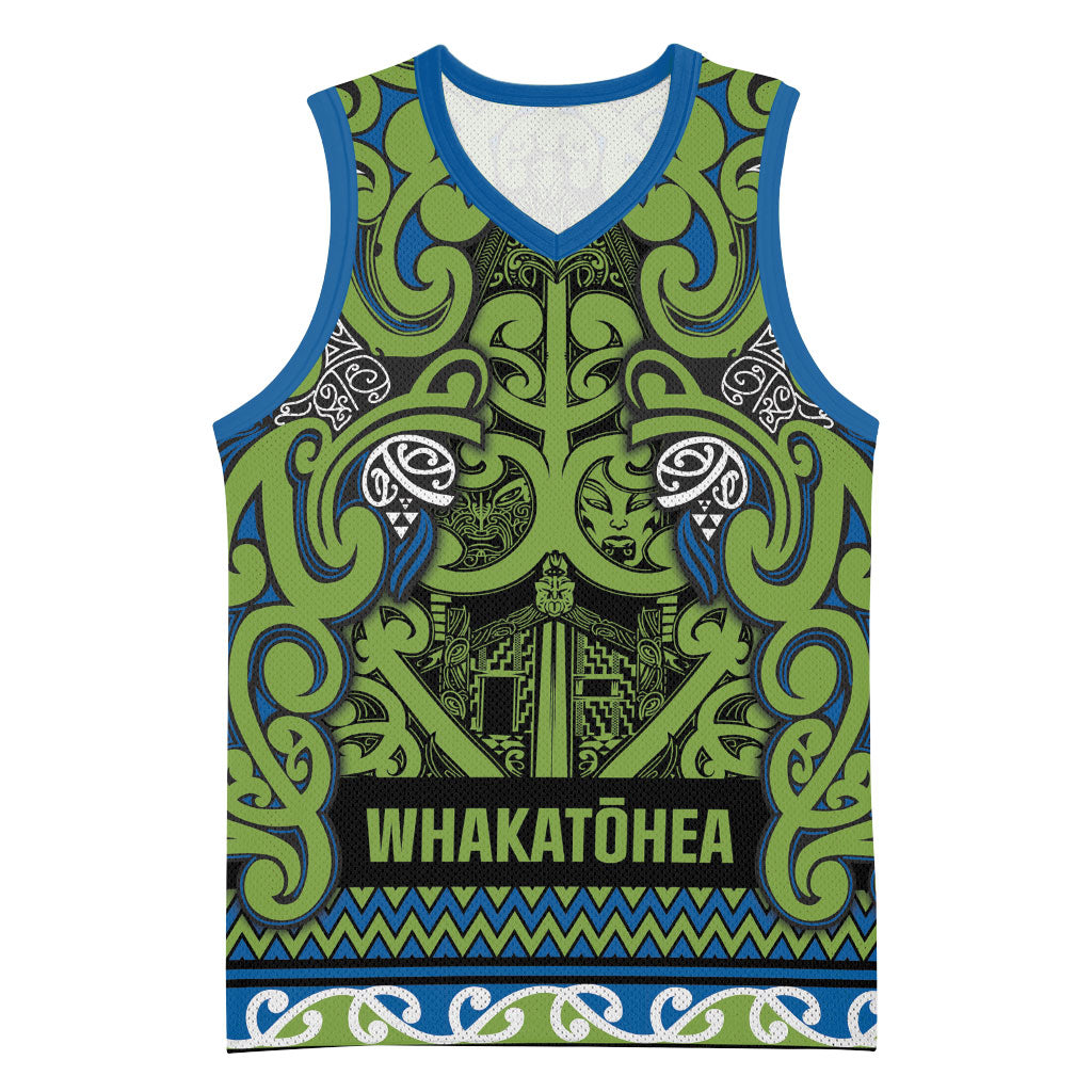 Aotearoa Iwi Whakatohea Basketball Jersey Maori Wharenui House Tribal Pattern