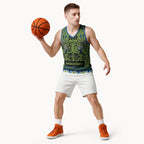 Aotearoa Iwi Whakatohea Basketball Jersey Maori Wharenui House Tribal Pattern
