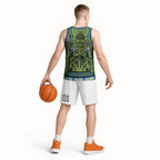 Aotearoa Iwi Whakatohea Basketball Jersey Maori Wharenui House Tribal Pattern