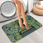 Aotearoa Iwi Whakatohea Bathroom Set Maori Wharenui House Tribal Pattern