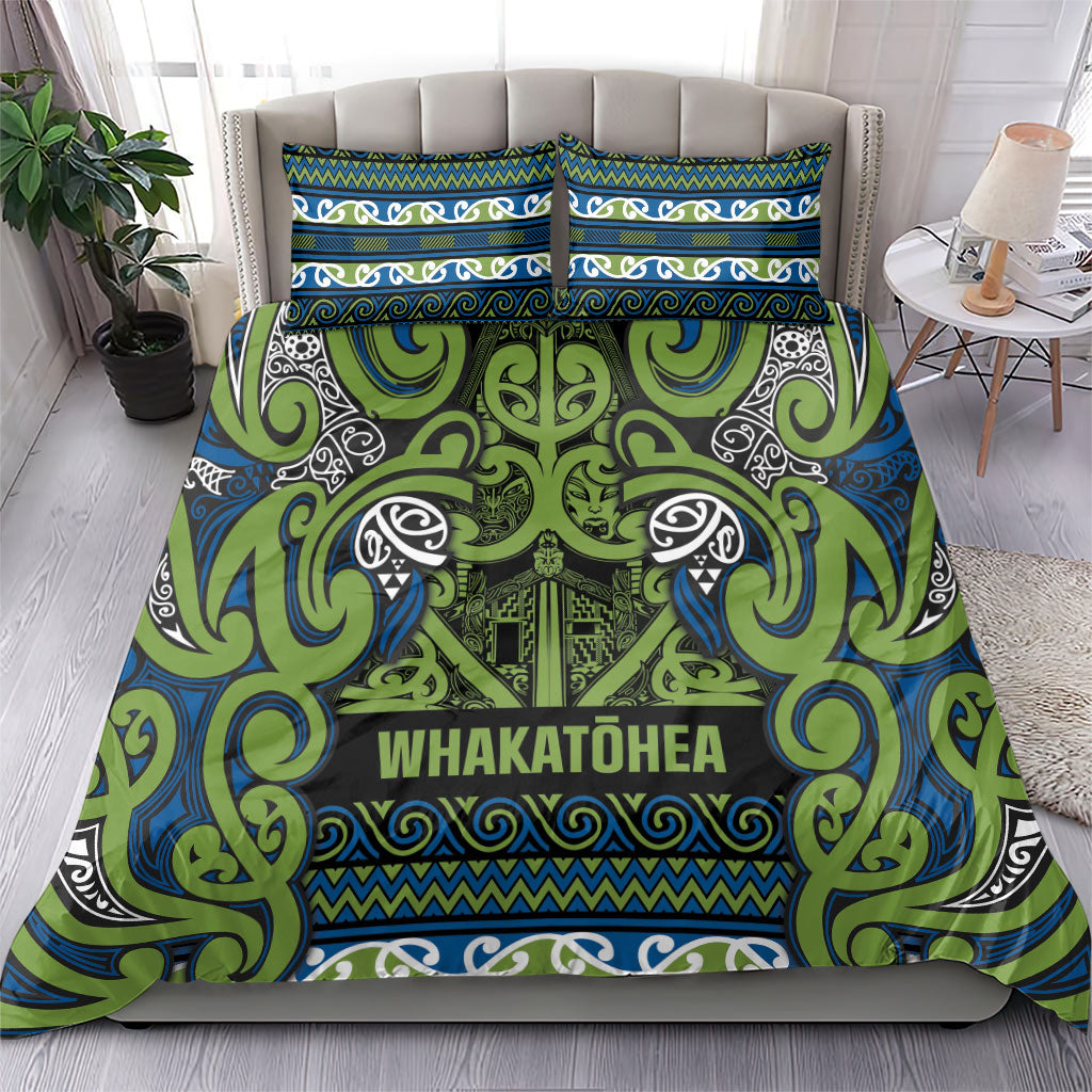 Aotearoa Iwi Whakatohea Bedding Set Maori Wharenui House Tribal Pattern