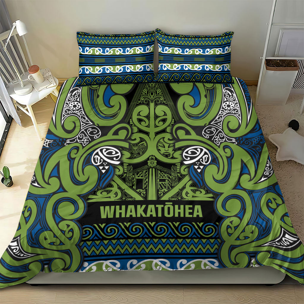 Aotearoa Iwi Whakatohea Bedding Set Maori Wharenui House Tribal Pattern