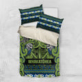 Aotearoa Iwi Whakatohea Bedding Set Maori Wharenui House Tribal Pattern