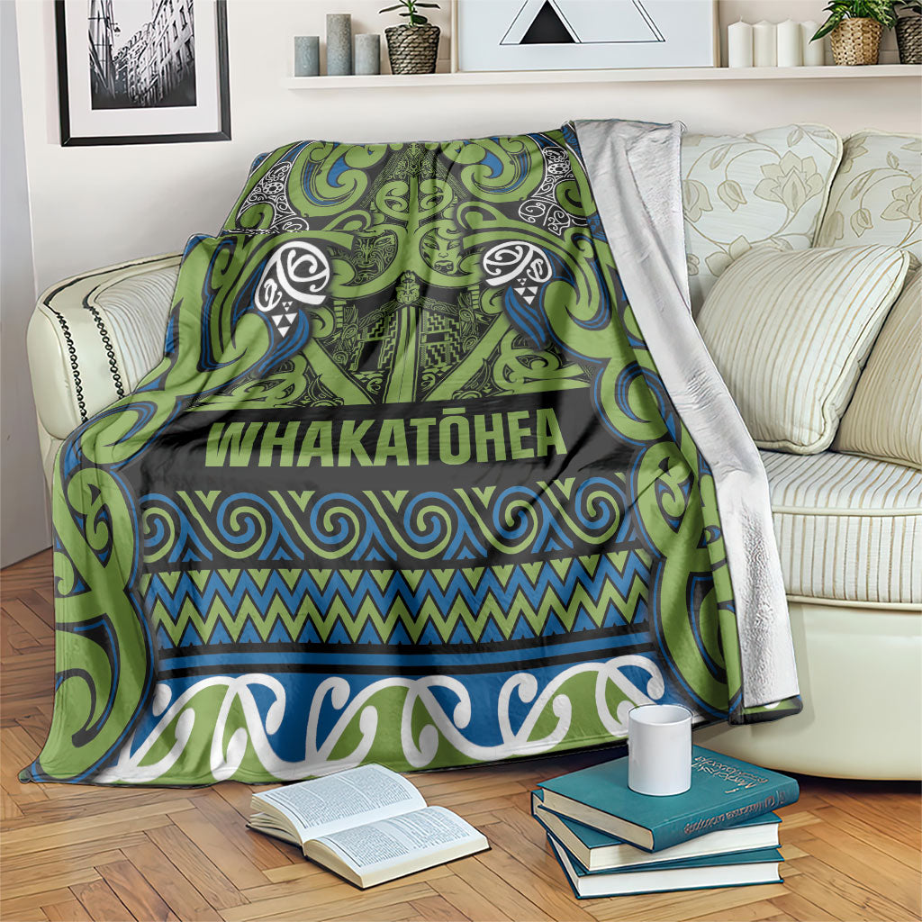 Aotearoa Iwi Whakatohea Blanket Maori Wharenui House Tribal Pattern