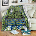 Aotearoa Iwi Whakatohea Blanket Maori Wharenui House Tribal Pattern