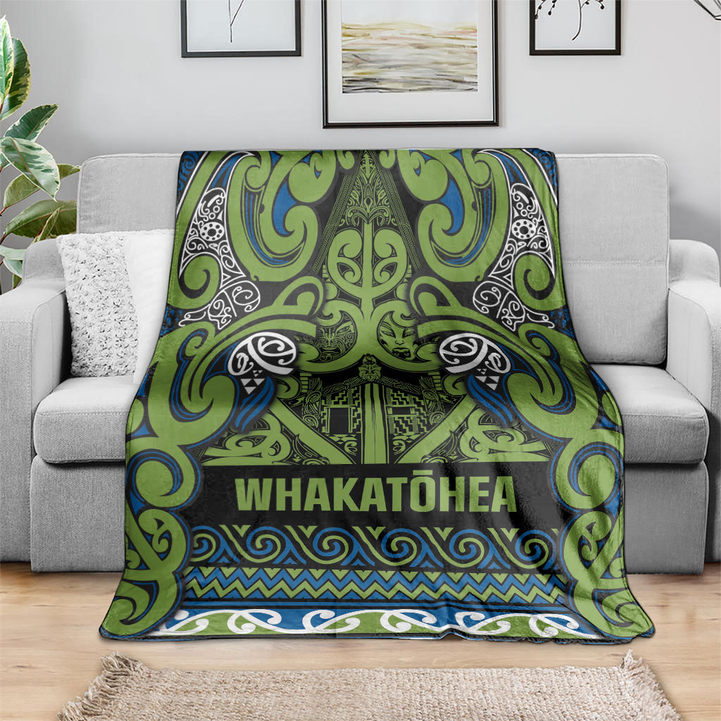 Aotearoa Iwi Whakatohea Blanket Maori Wharenui House Tribal Pattern