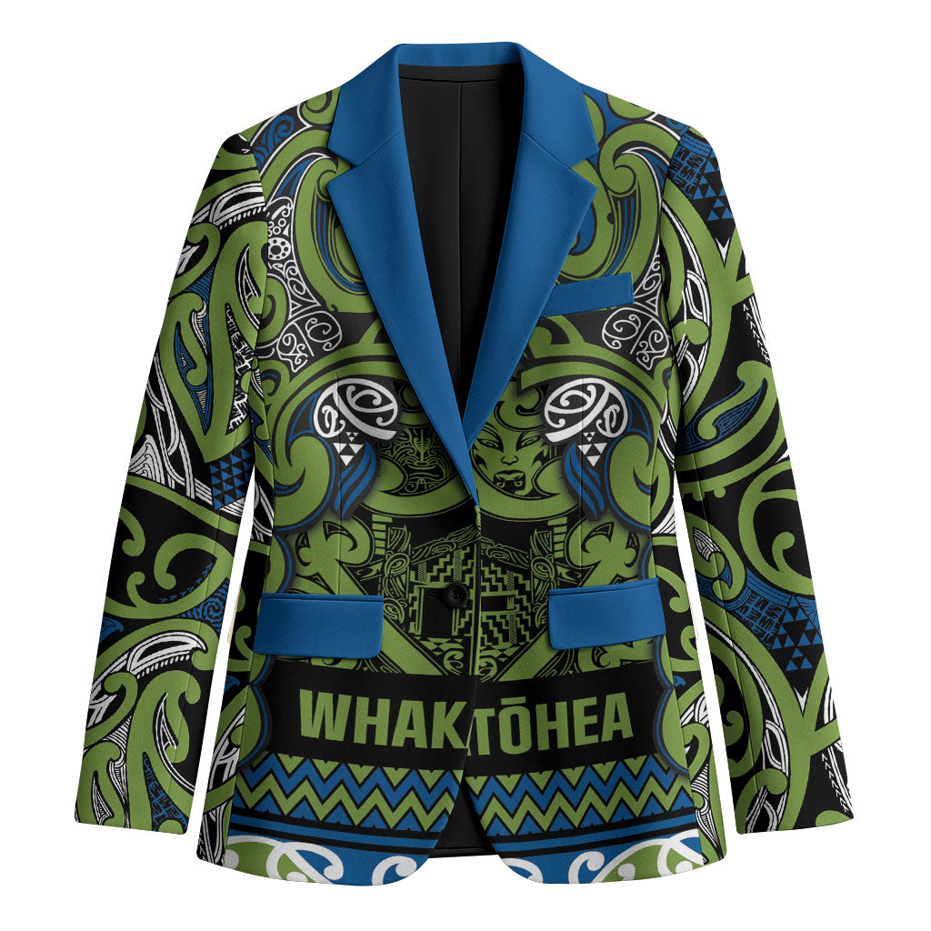 Aotearoa Iwi Whakatohea Blazer Maori Wharenui House Tribal Pattern