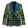 Aotearoa Iwi Whakatohea Blazer Maori Wharenui House Tribal Pattern