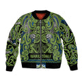 Aotearoa Iwi Whakatohea Bomber Jacket Maori Wharenui House Tribal Pattern